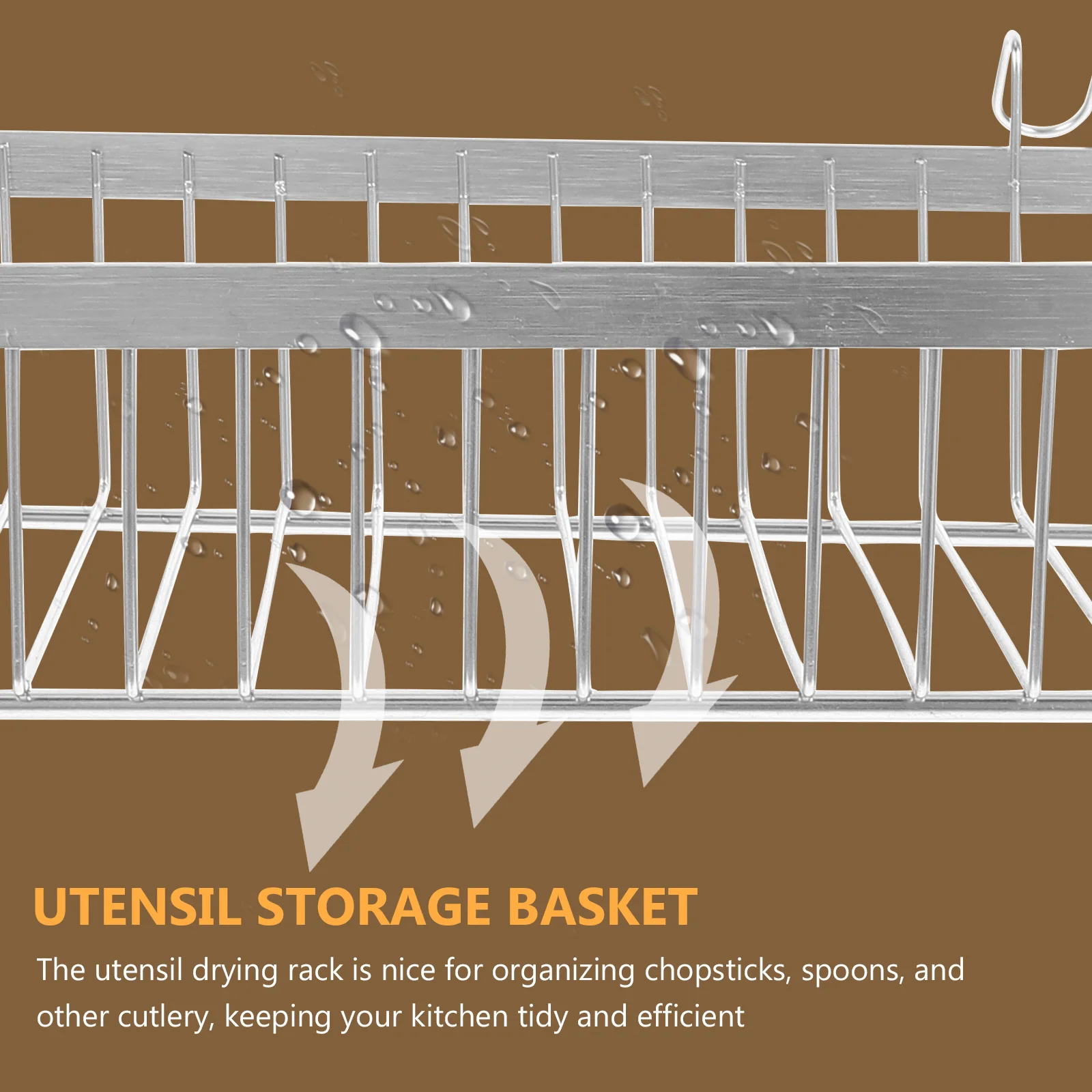 1 قطعة حامل أدوات المائدة الفولاذ المقاوم للصدأ لغسالة الصحون أواني سلة التخزين توفير المساحة الفضيات المنظم رف تجفيف المطبخ