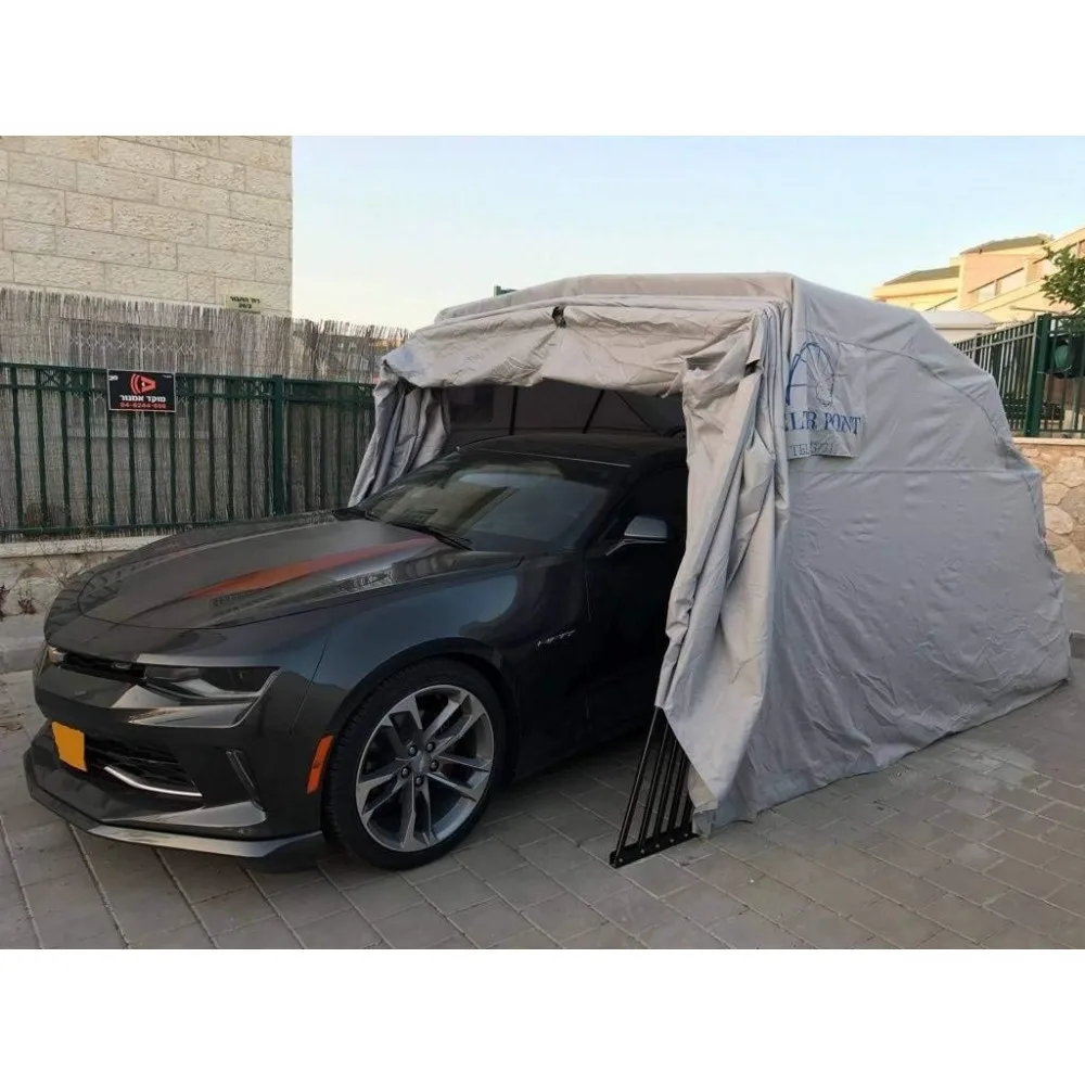 

Super Sturdy Carport - Car Shelter - Heavy Duty Portable Lockable Carport Protecting Auto from All Weathers