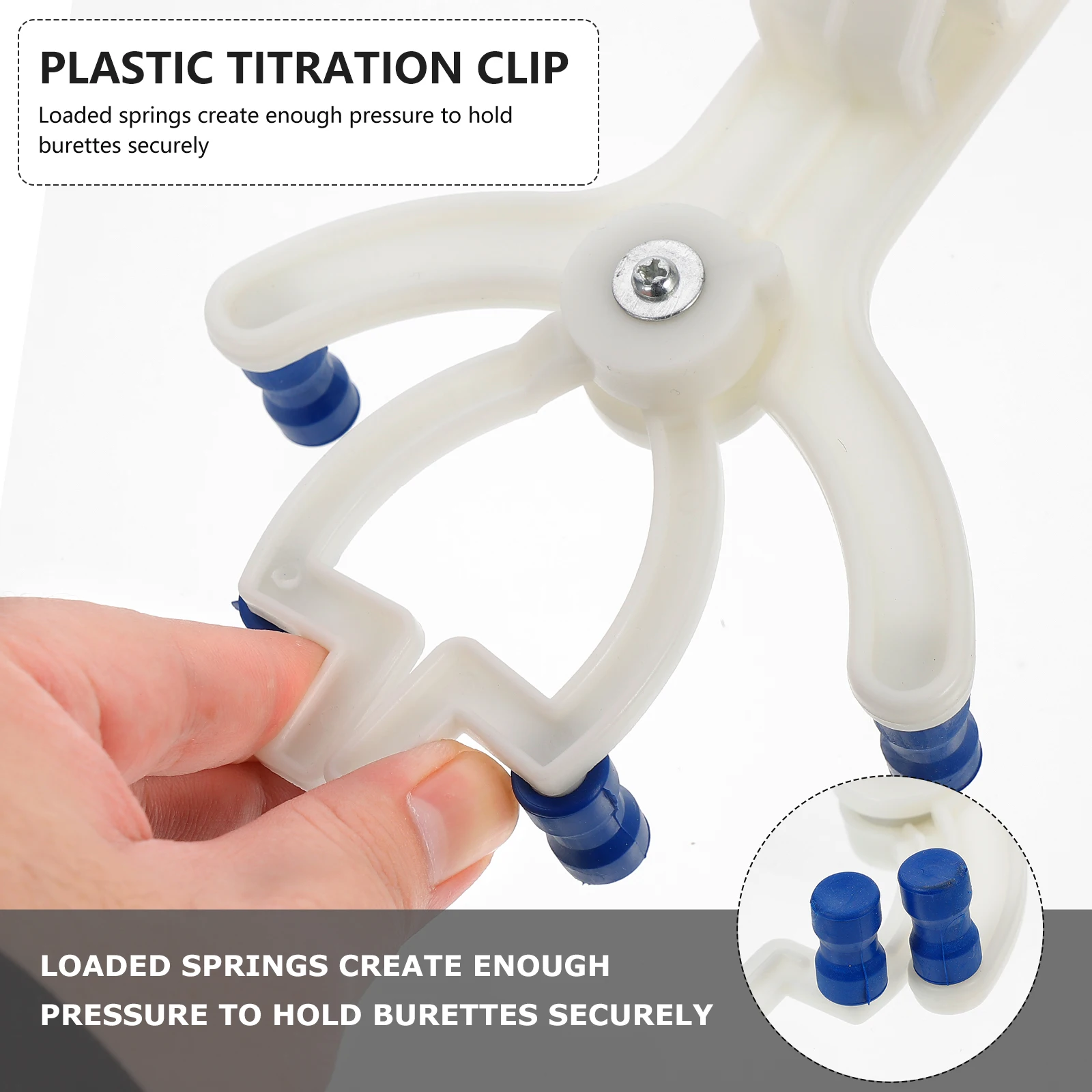 

Plastic Buret Clamp Professional Clamp Titration Stand Clip Holder Laboratory Supply