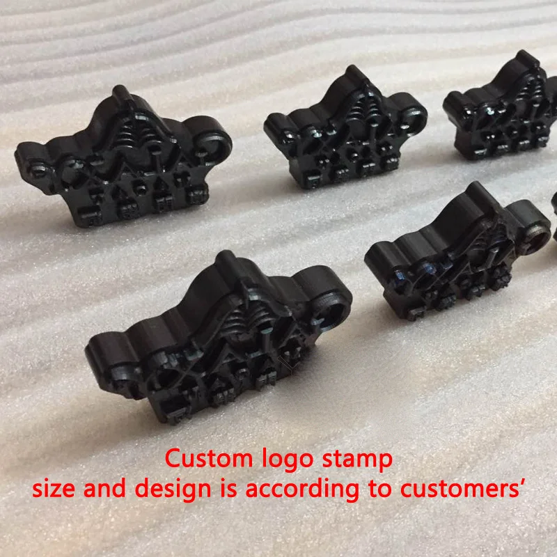 Custom Logo Steel Mold Cake Branding Stamp with Handle Wood Leather Hamberger Beef Printing Hot Stamping Logo Heating Craft Tool - view 5