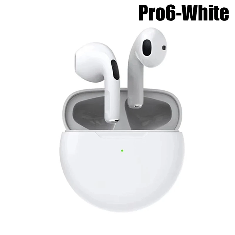 Nuovo originale Air Pro 6 TWS cuffie Wireless Fone auricolari Bluetooth Mic Pods In Ear auricolari auricolari cuffie sportive per Xiaomi