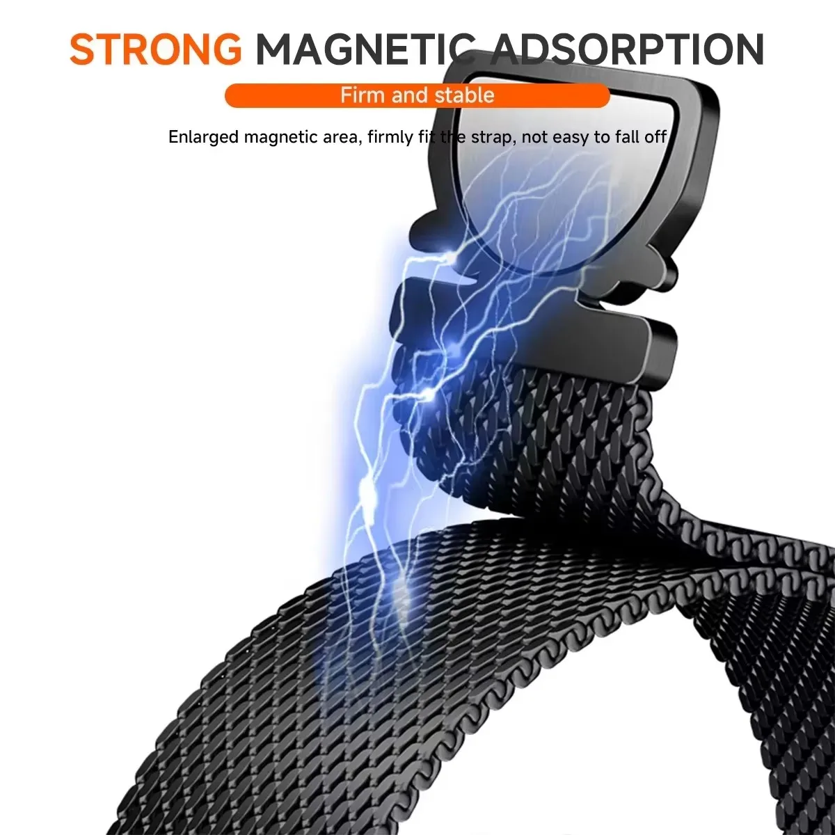 No Gaps Magnetic Milanese Strap for Samsung Galaxy Watch 7 Ultra 47mm Stainless Steel Bracelet for Galaxy Watch Ultra 47mm Band