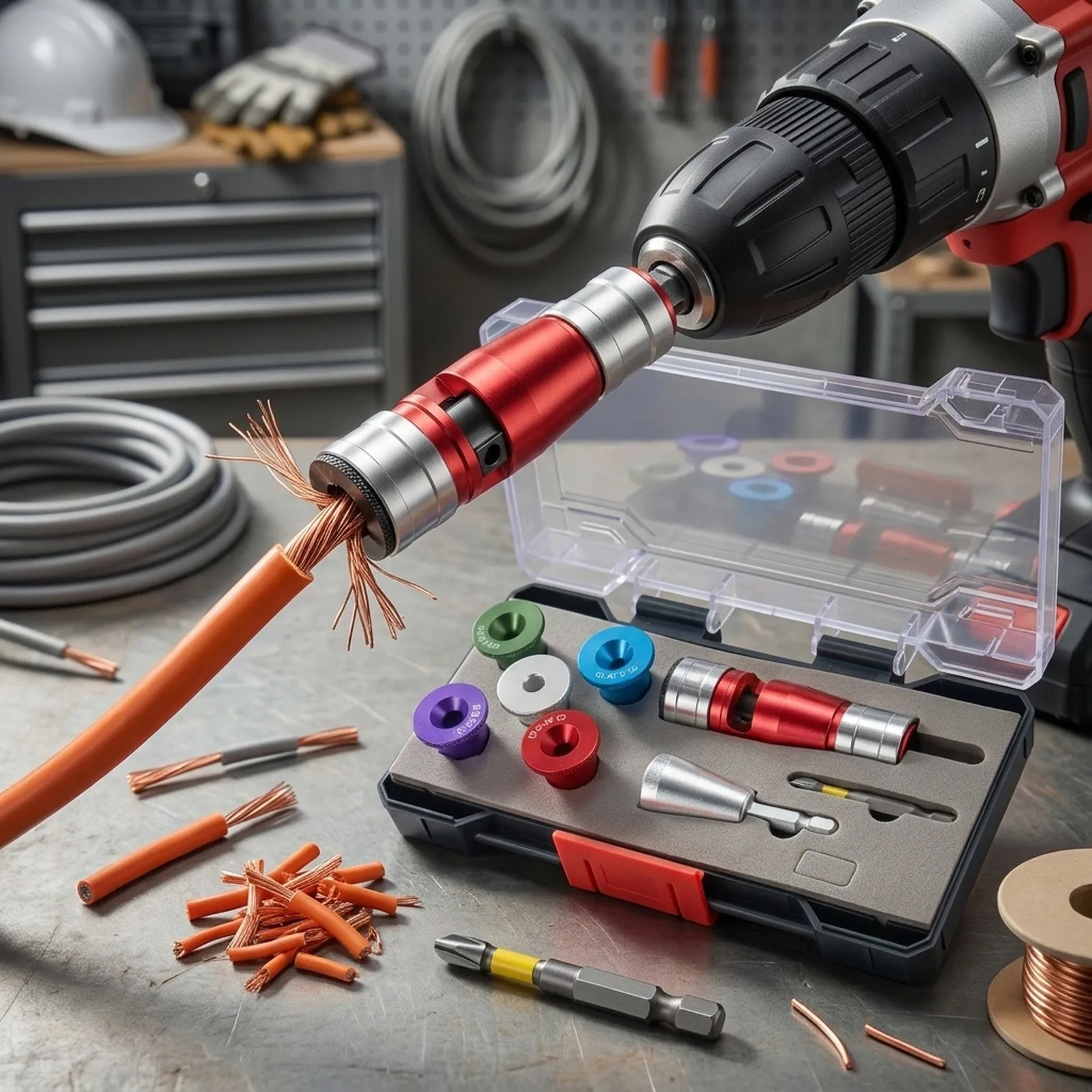 For Complex Wiring Projects Electric Wire Stripper Multi-Size Stripper Adjustable Length Aluminum Alloy Material