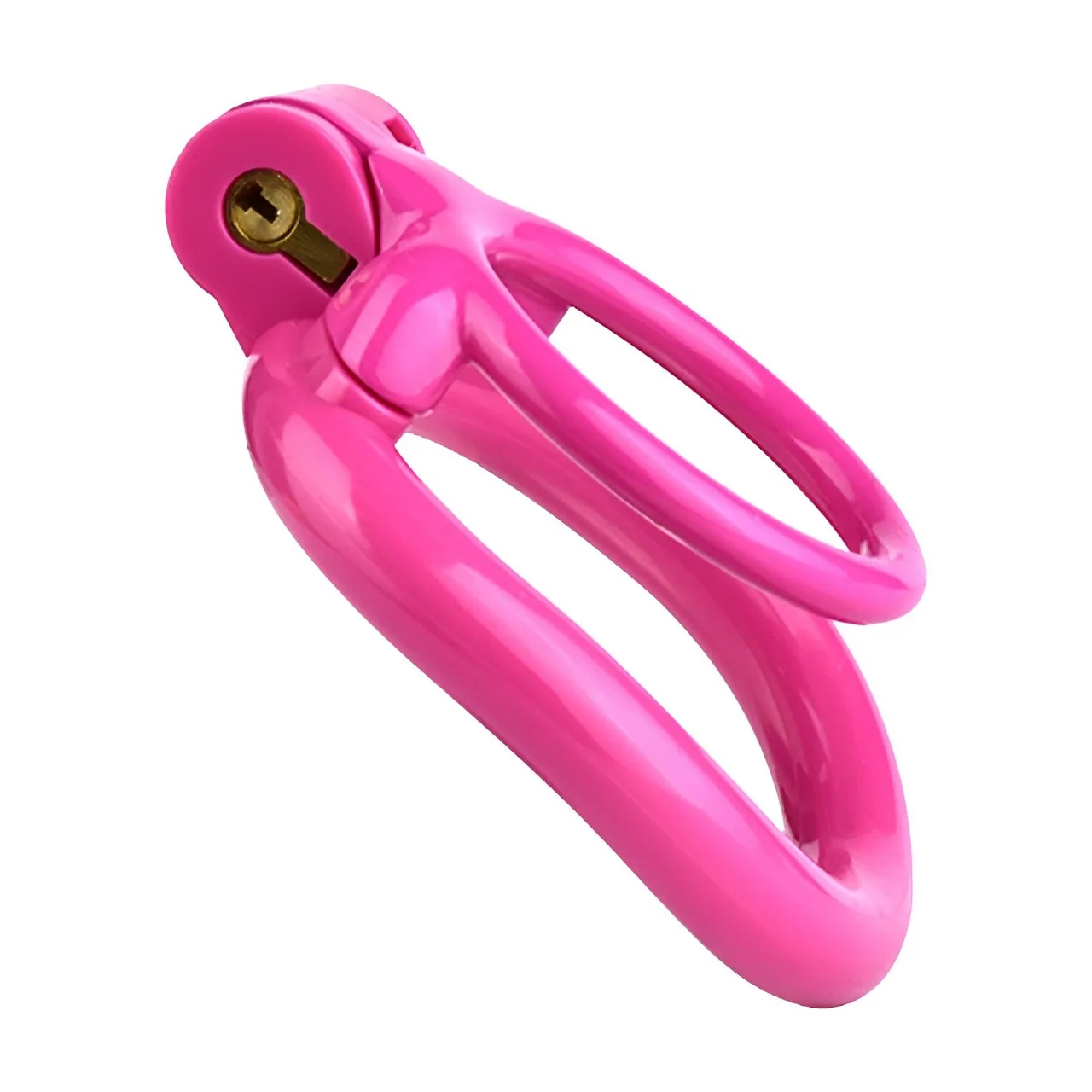 Men Double Penis Ring Cock Lock Male Lightweight Resin Chastity Cage Bondage Cockring Restraint Sex Toys For Adutls 18 Training