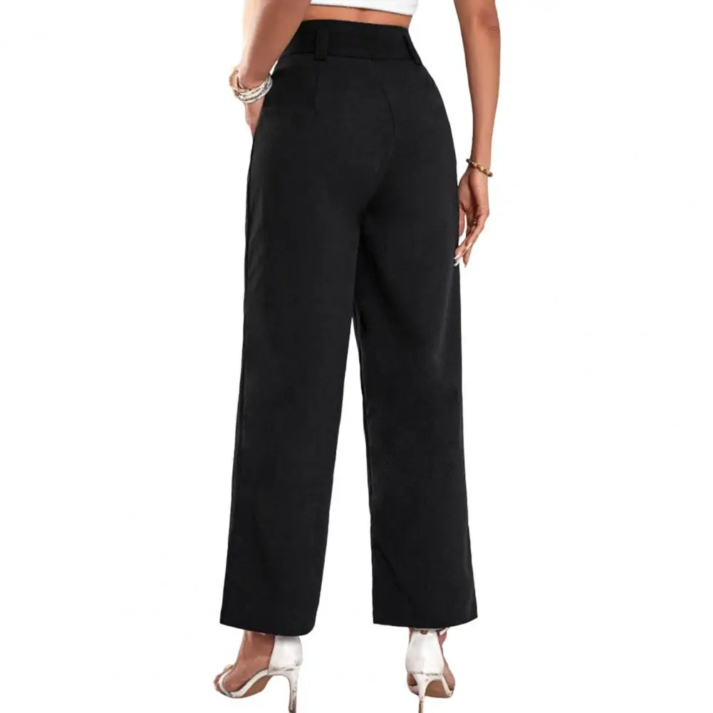 Pantalon ample pour femmes, charmant, longueur cheville, Anti-boulochage, décontracté, jambes larges, Baggy