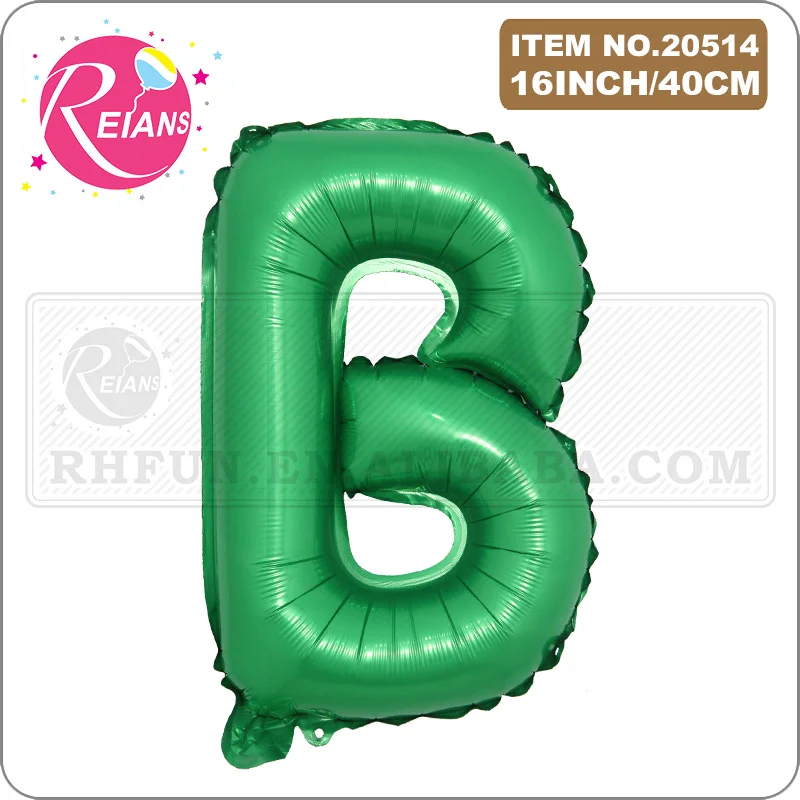 16/40inch Green A-Z letters/ 0-9 numbers balloons birthday party decoration Christmas wedding balloons Globos anniversary decor