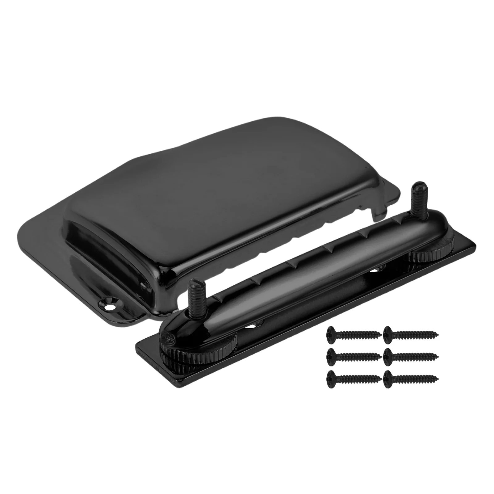 

Electric Guitar Accessories Bass Pickup Covers Black Metal Bridge Protective for
