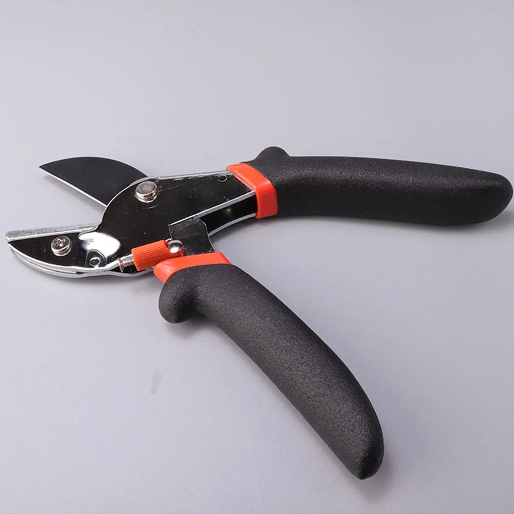 

1pc Pruning Shear Garden Tool Stainless Steel Sharp Branch Cutter For Tree Trimming Orchard Use Black