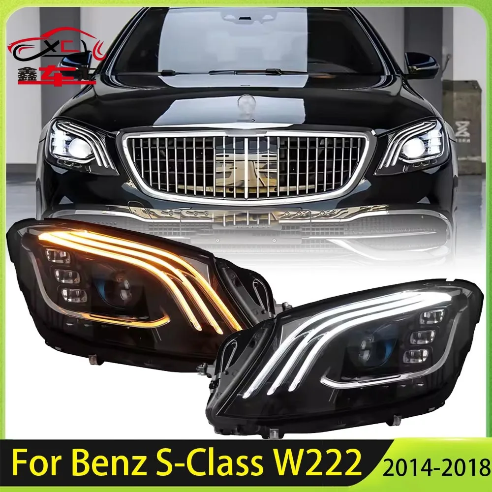 

Auto Headlight for Mercedes-Benz S-Class W222 2014-2018 Facelift LED Headlights High Quality