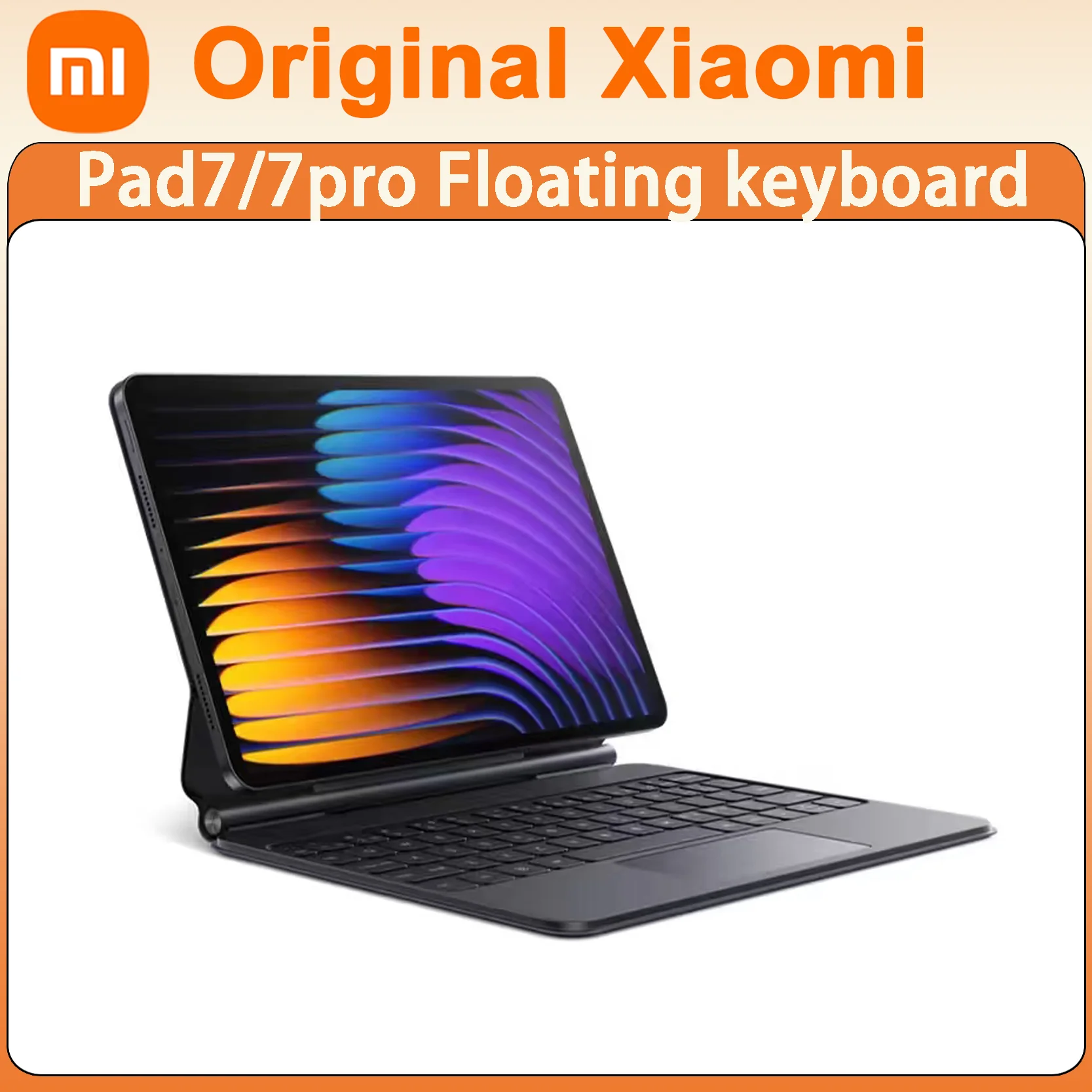 

Оригинальная плавающая клавиатура Xiaomi Pad 7/7 Pro с магнитным подключением Bluetooth, тонкий портативный чехол-подставка