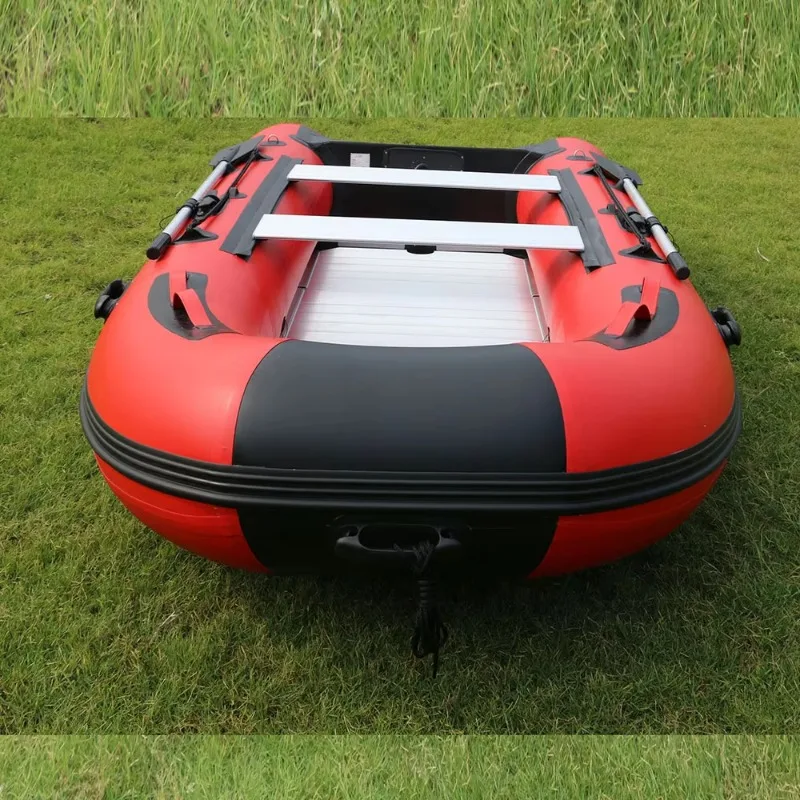 

Professional 5-6 Person Inflatable Rowing Boat with Air Deck Floor and Folding Stable PVC Rubber Kayak for Fishing