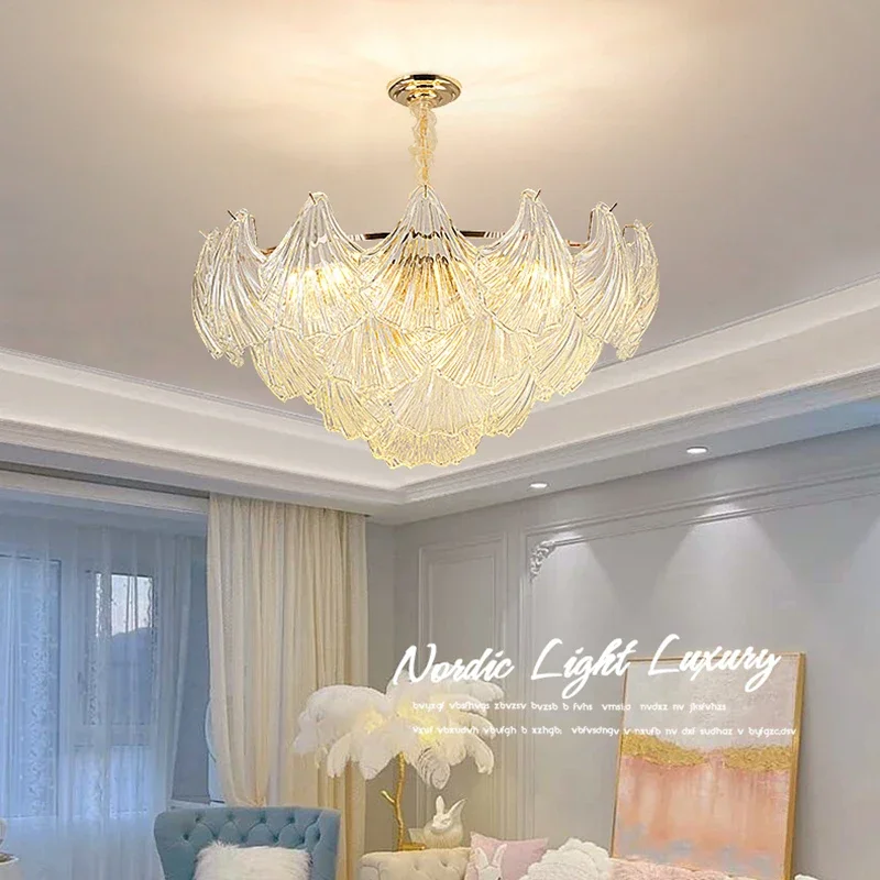 Nordic Chandelier Pendant Lights Living Room Luxury Ceiling Lamp Pendant Lights Lustre Elegant Indoor Lighting Las Luces LLPL