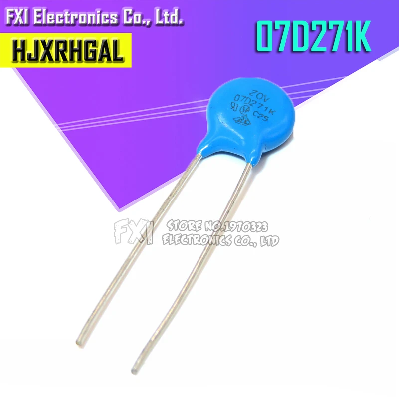 

50 шт. Варистор 07D271K 270 в piezoresistor 07D271 7D271K