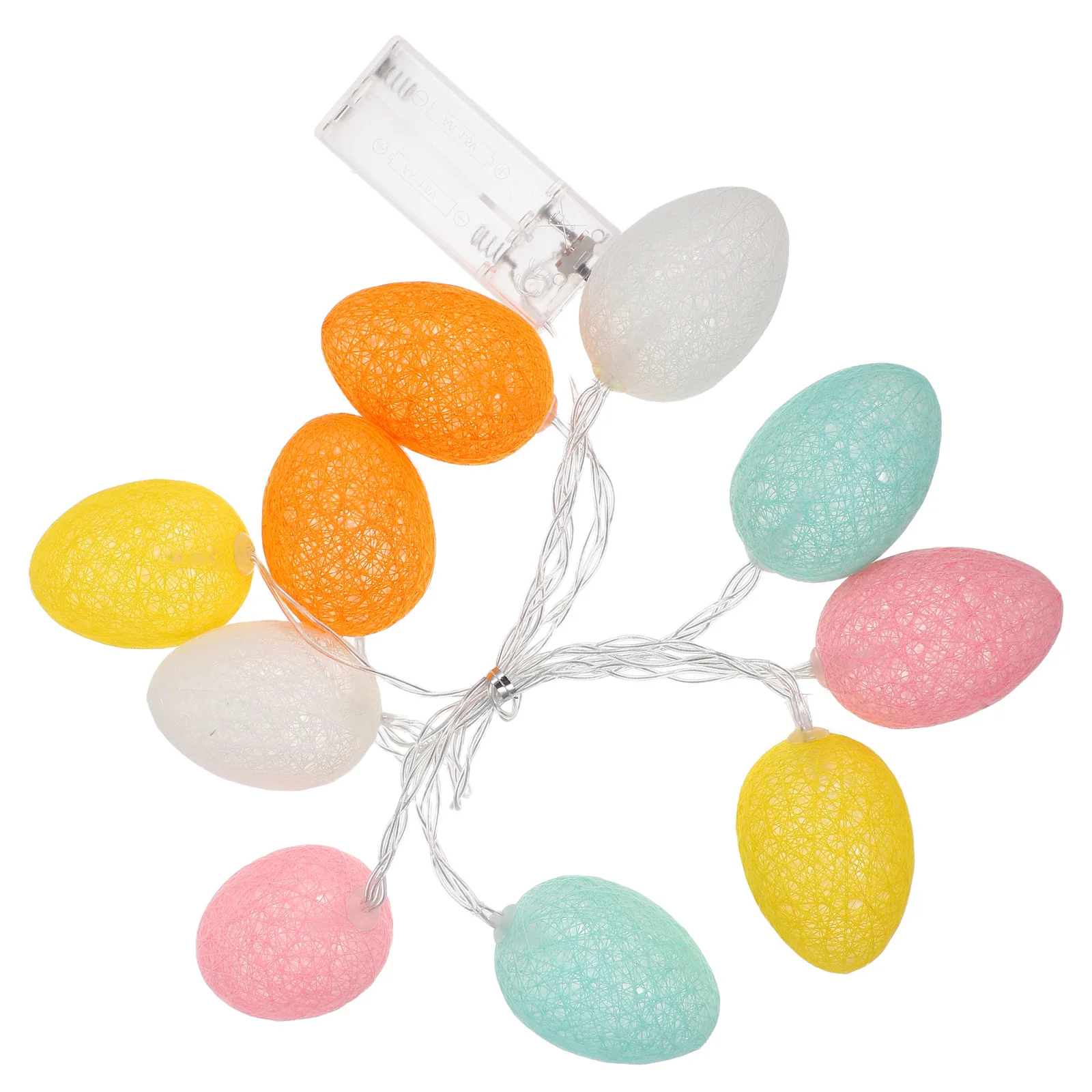 Festive LED Easter Egg String Light Powered Decoration for Parties Outdoor Indoor Windows Trees Centerpiece Displays