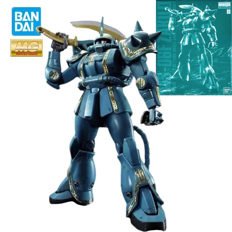 

Bandai Genuine Gundam Model Garage Kit MG Series 1/100 MS-06F ZAKU2 Anime Figure Toys for Boys Collectible Toy Ornaments Gifts