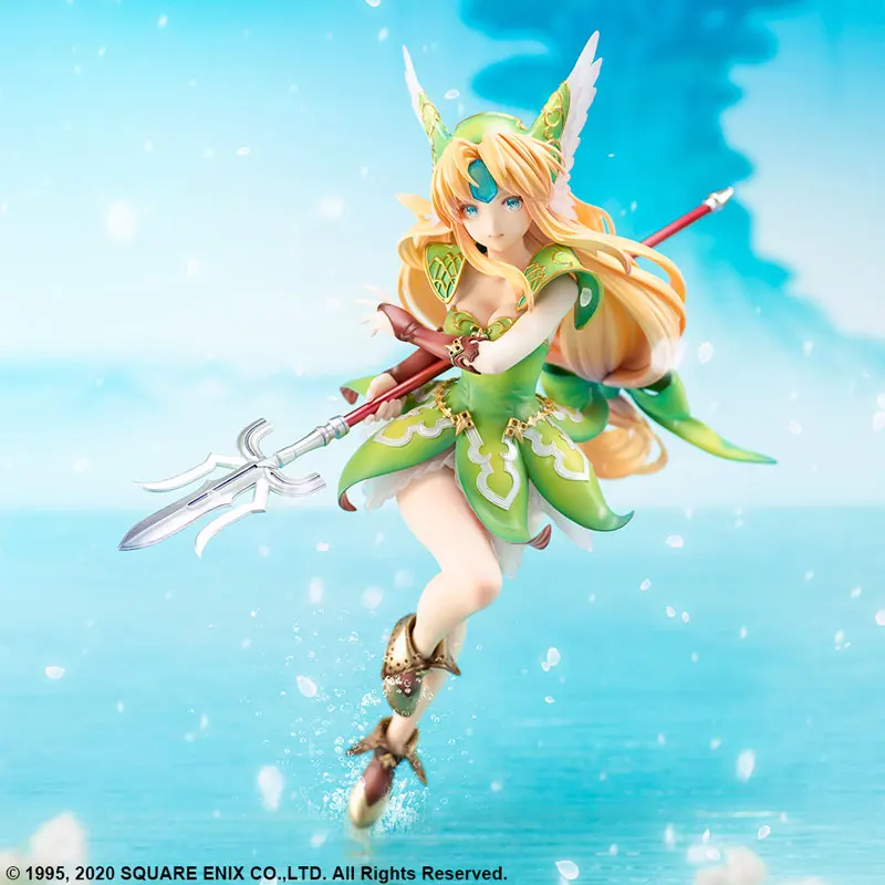 Legend of Mana -The Teardrop Crystal Riesz 100% Original genuine  PVC Action Figure Anime Model Toys Figure Collection Doll Gift