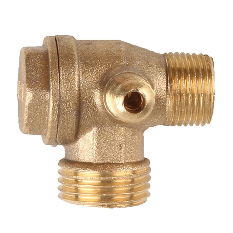 Unidirectional 3-port Air Compressor Connect Pipe Fittings Check Valve Central-Pneumatic Valves Thread Replacement Tool