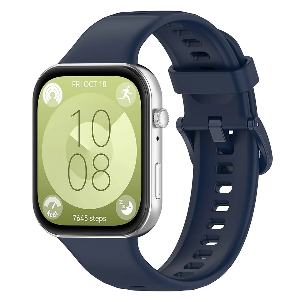 حزام سيليكون لساعة اليد لساعة اليد 3 Fit3 + حالة واقية TPU