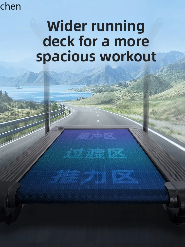 YFY  Treadmill Climbing Silent Shock Absorption Fitness Equipment Fully Foldable Smart
