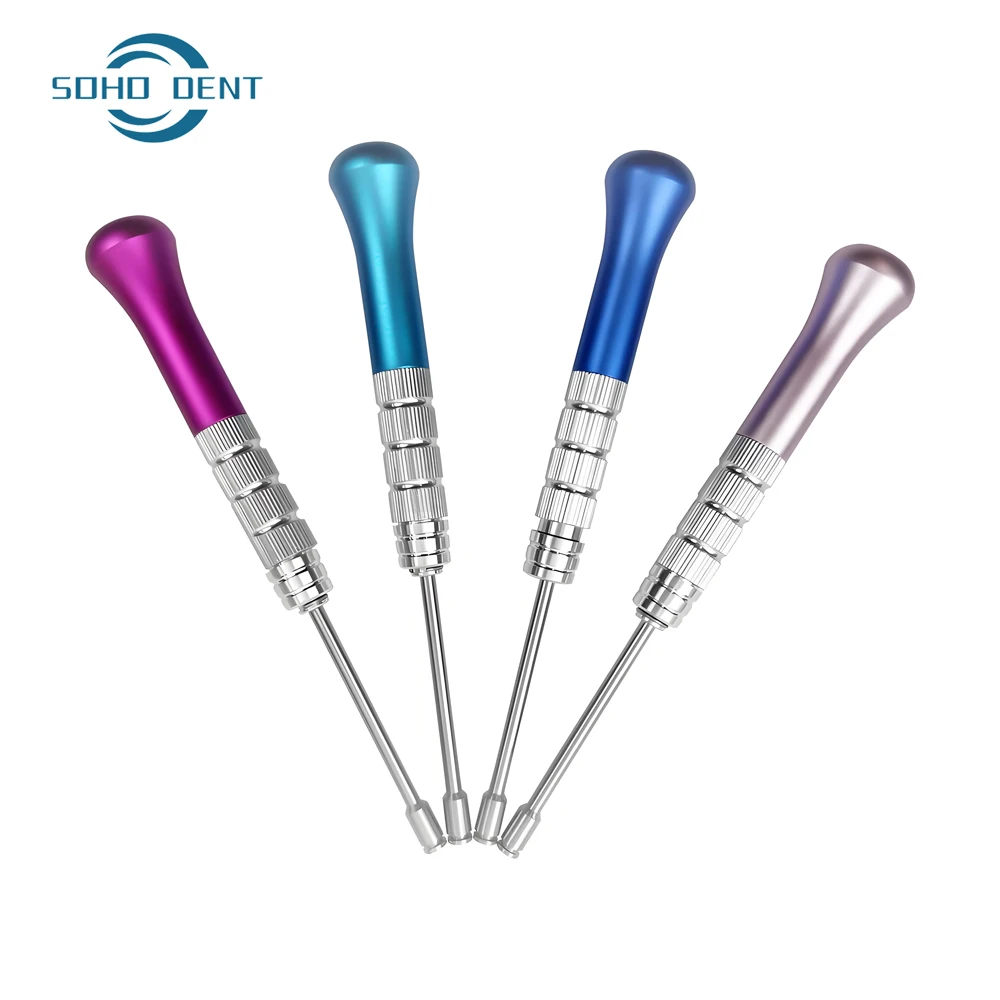 

1 шт. Стоматологический ортодонтический имплантационный шуруповерт, микронасадка для отвертки, мини-инструменты для имплантации, титановый металлический ключ