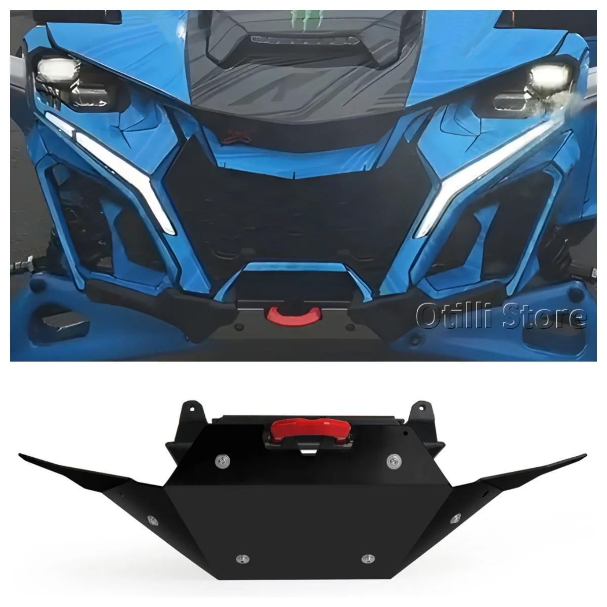 

Для Can-Am Maverick R 2024 2025 передняя защита шасси двигателя, защитная пластина, защитная крышка, аксессуары для UTV