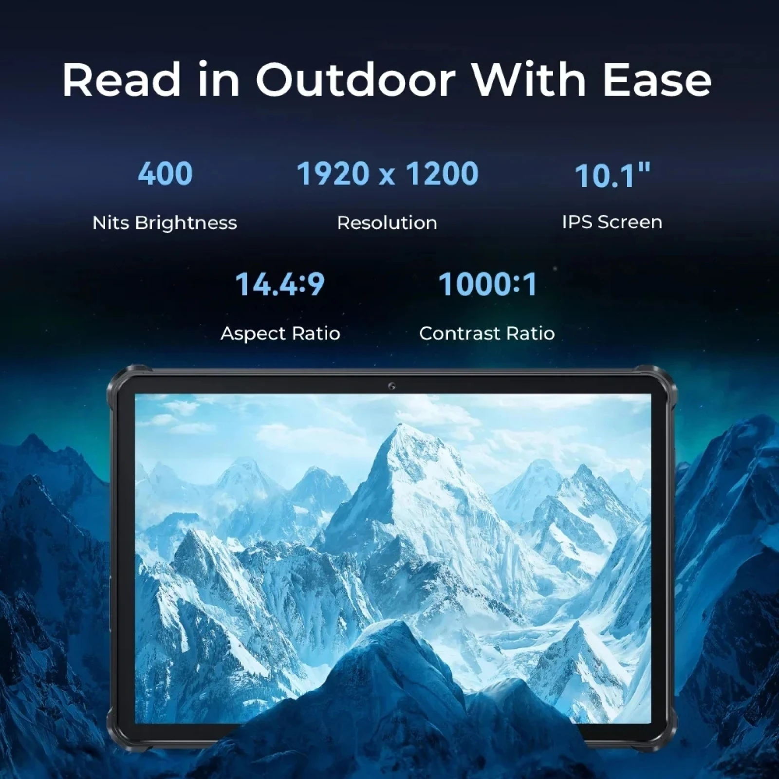 Imagem -02 - Titan Tablet pc Robusto 4g 10.1 Fhd Mais 32000mah 8gb Mais 256gb Android 13 Câmera 32mp Mais 48mp 33w Suporte Dual Sim Oukitel-rt7