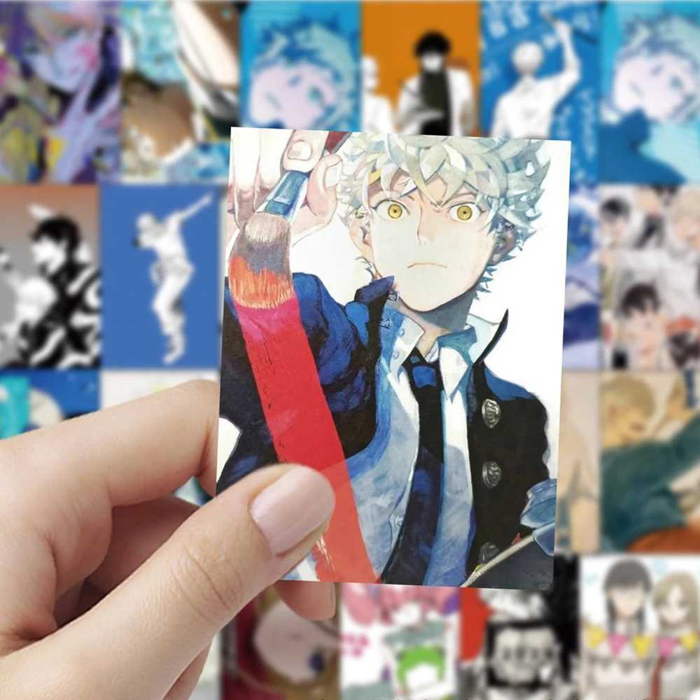 10/30/63pcs Yatora Yaguchi 블루 기간 스티커 Ryuji Sajima 애니메이션 스티커 노트북 전화 수하물 Setora Takahashi 만화 데칼