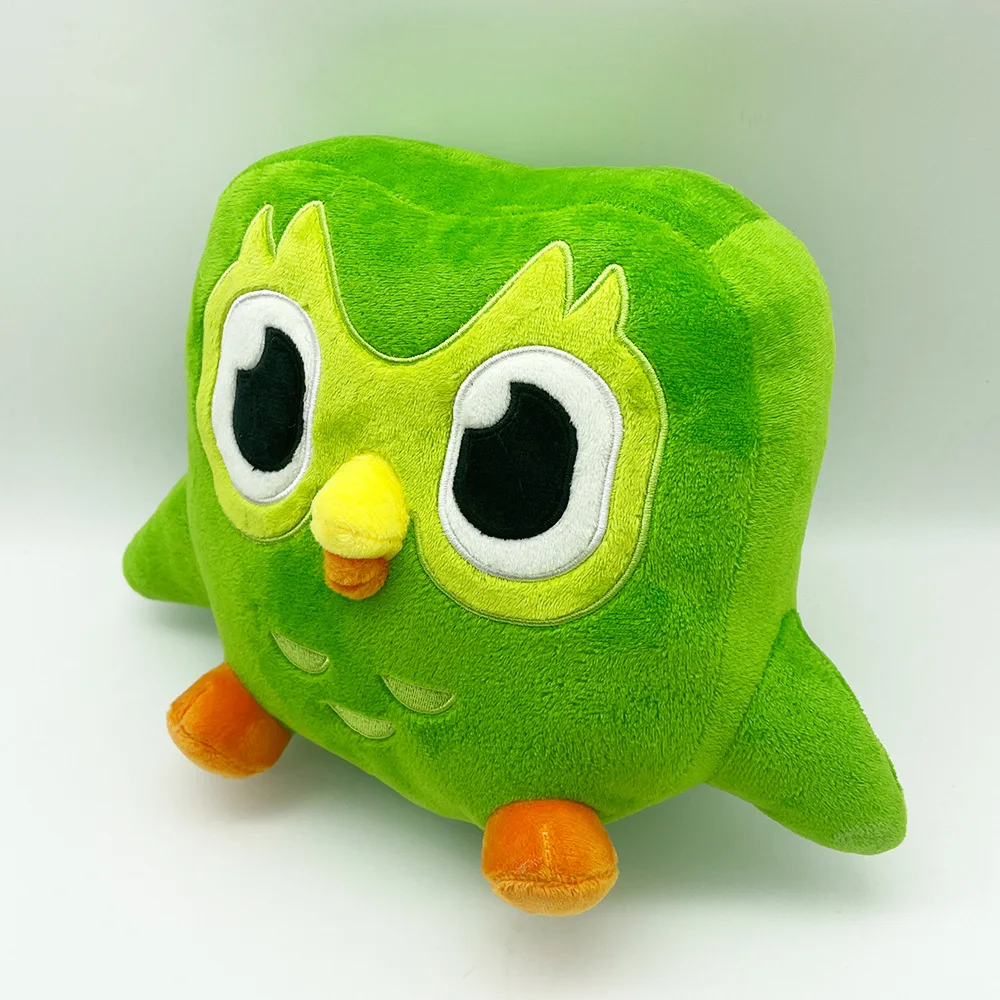 Duolingo Owl Plush Toy Green Owl Doll Soft Stuffed Duo Plushie Of Duo The Owl Cartoon Anime Animal Doll Children Birthday Gift