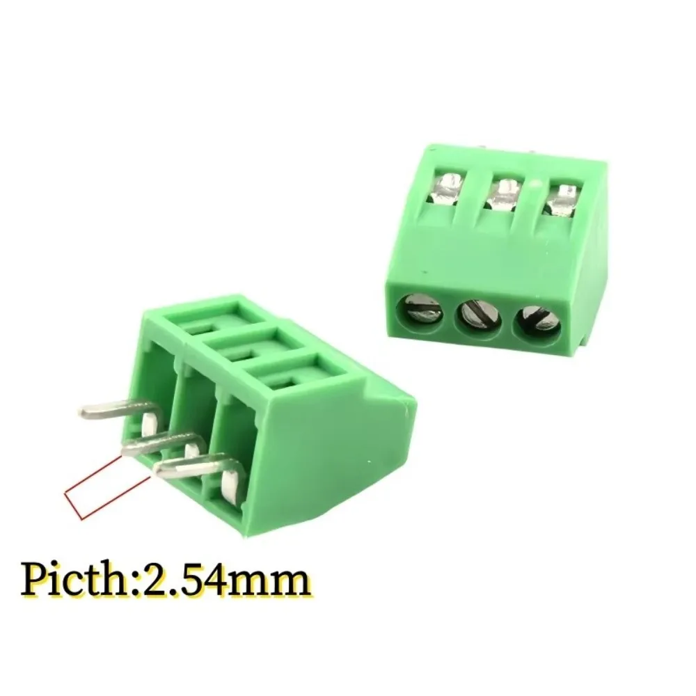 10Sets 2EDG-5.08mm PCB Terminal Block Vertical Plug Right Angle Wire Terminal Connector 2-6P Straight Style