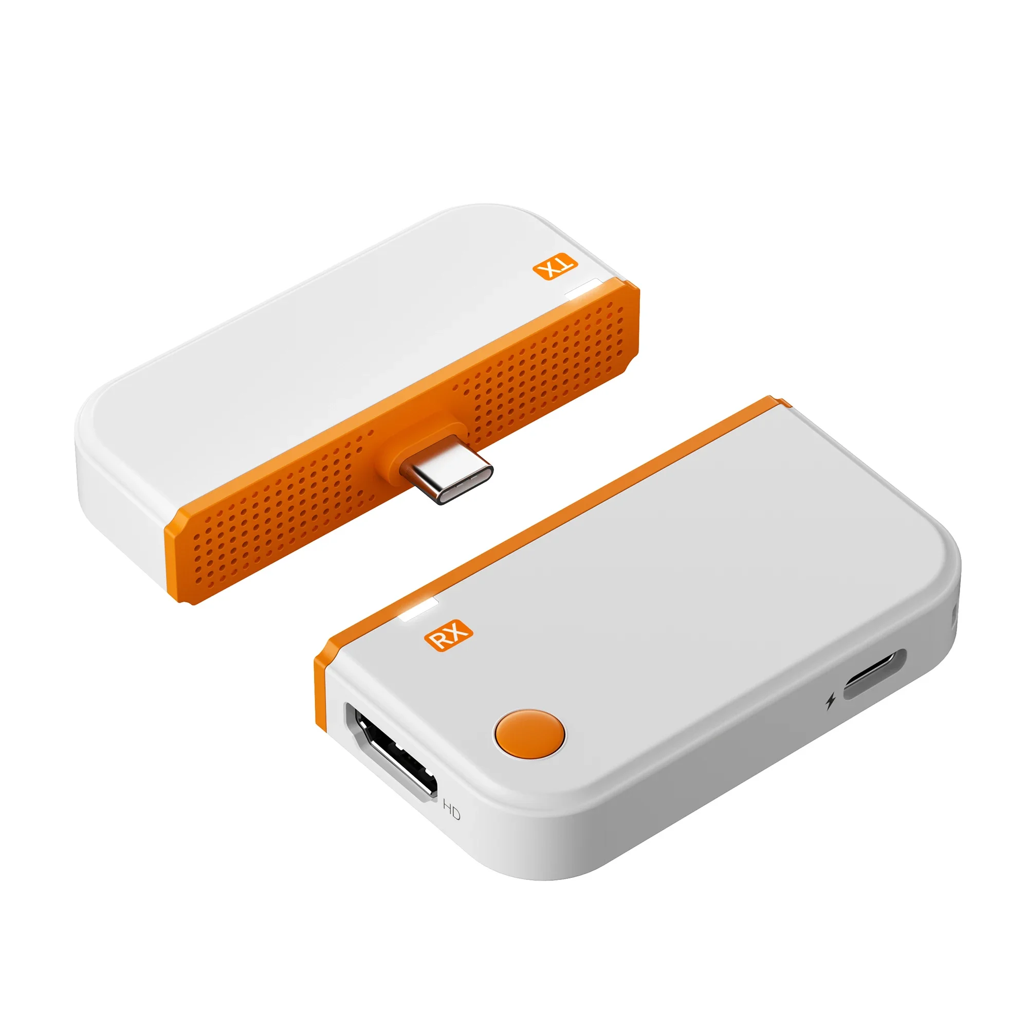 50M Wireless HDMI Video Transmitter and Receiver Extender Kit Display Adapter Dongle for Type C Phone Laptop PC To TV Projector