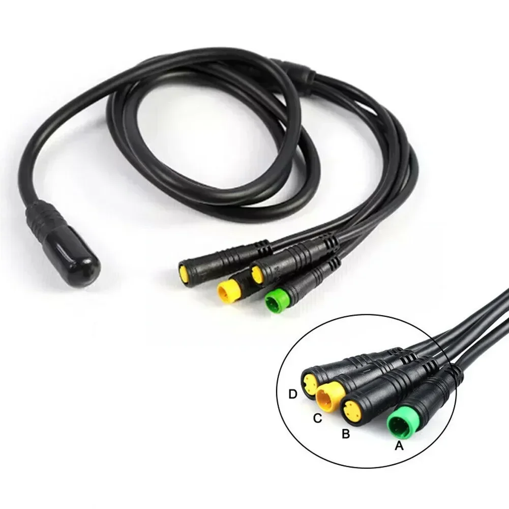 Soverup Electric Bicycle Bafang Wiring 1m 1T4 Extension Cable For 1T4 Cable Harness Mid-Drive Motor Kits Higo BBS01 BBS02 BBSHD