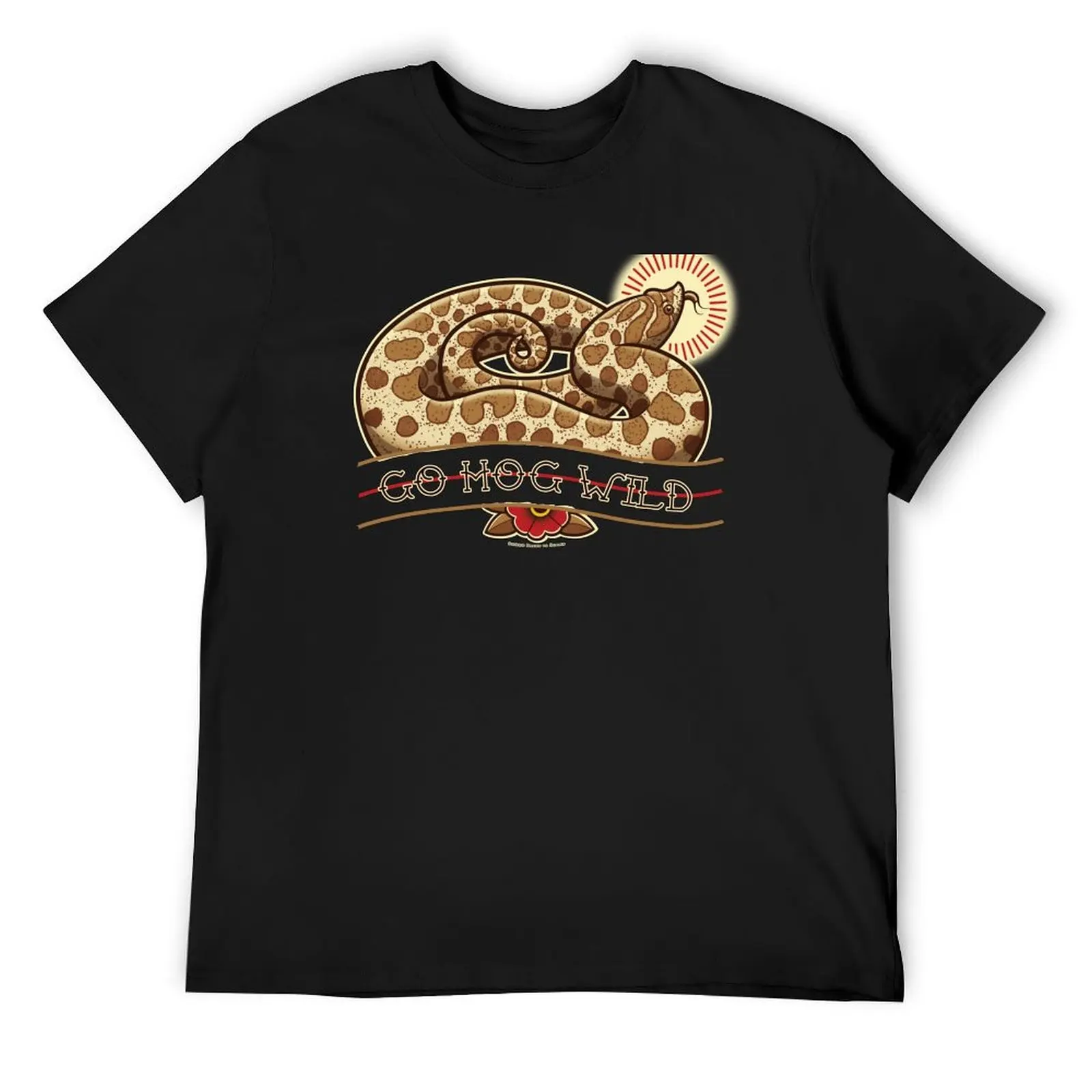 

Go Hog Wild, Western Hognose Snake T-Shirt Anime t-shirt cotton man t-shirts custom t-shirts gifts for boyfriend t shirts men