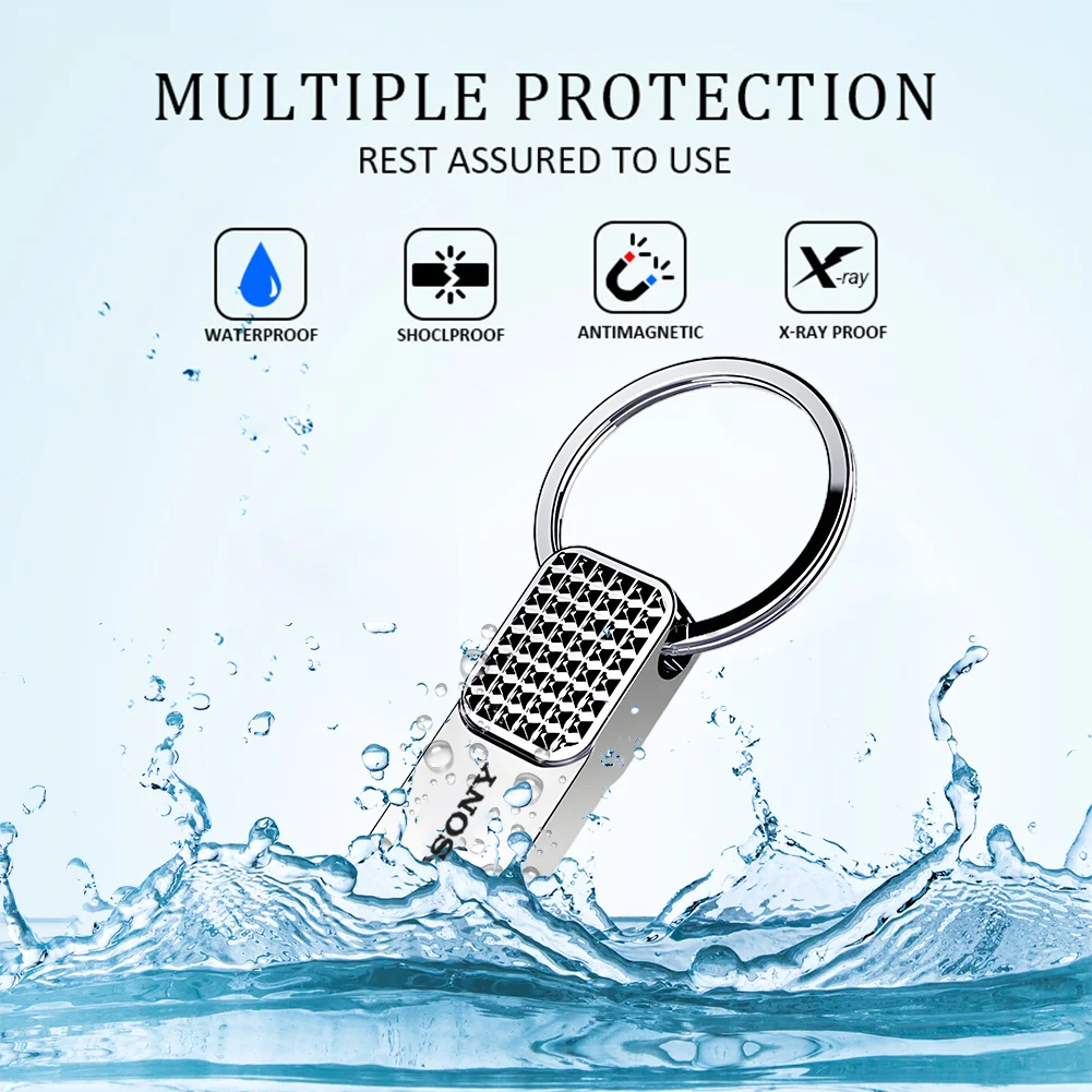 S ony Chiavetta USB 2TB Capacità reale Pen Drive 512GB Memory Stick 1TB Regalo aziendale creativo Memoria USB argento Per il commercio all'ingrosso