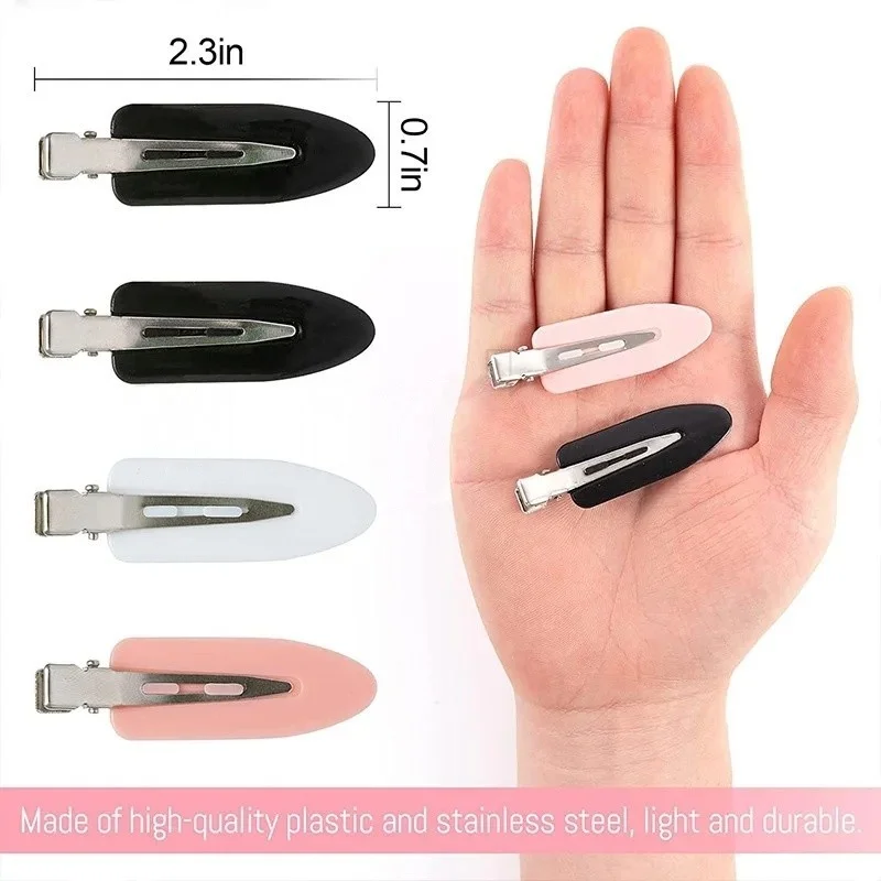 10pcs/Set Women No Bend Seamless Hair Clips - Side Bangs Hairpins-Styling Duck Bill Clips - Makeup Washing Face Styling Hairpins view 4