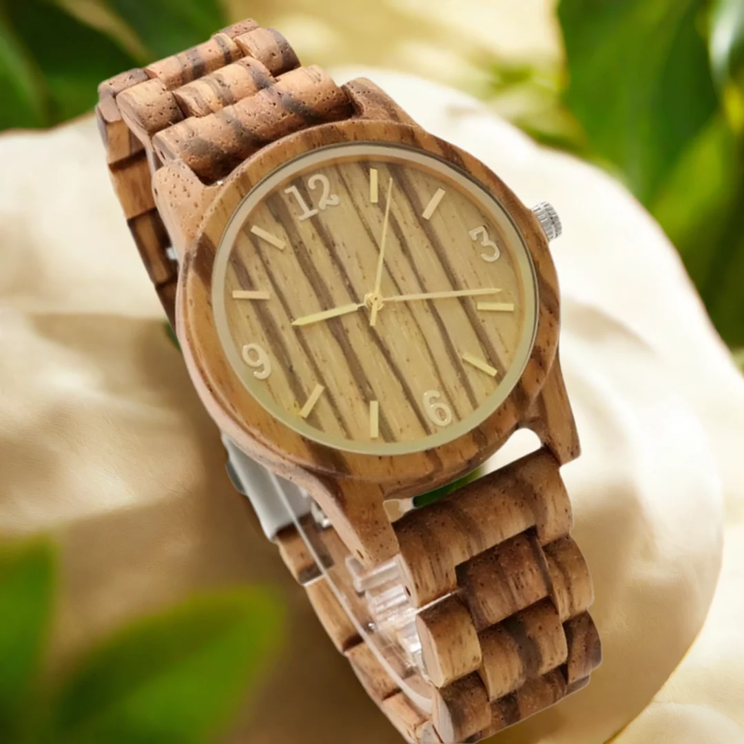 Женские элегантные кварцевые часы ручной работы из чистого дерева в классическом стиле — модные женские часы Женские элегантные кварцевые часы ручной работы из чистого дерева в классическом стиле — модные женские часы