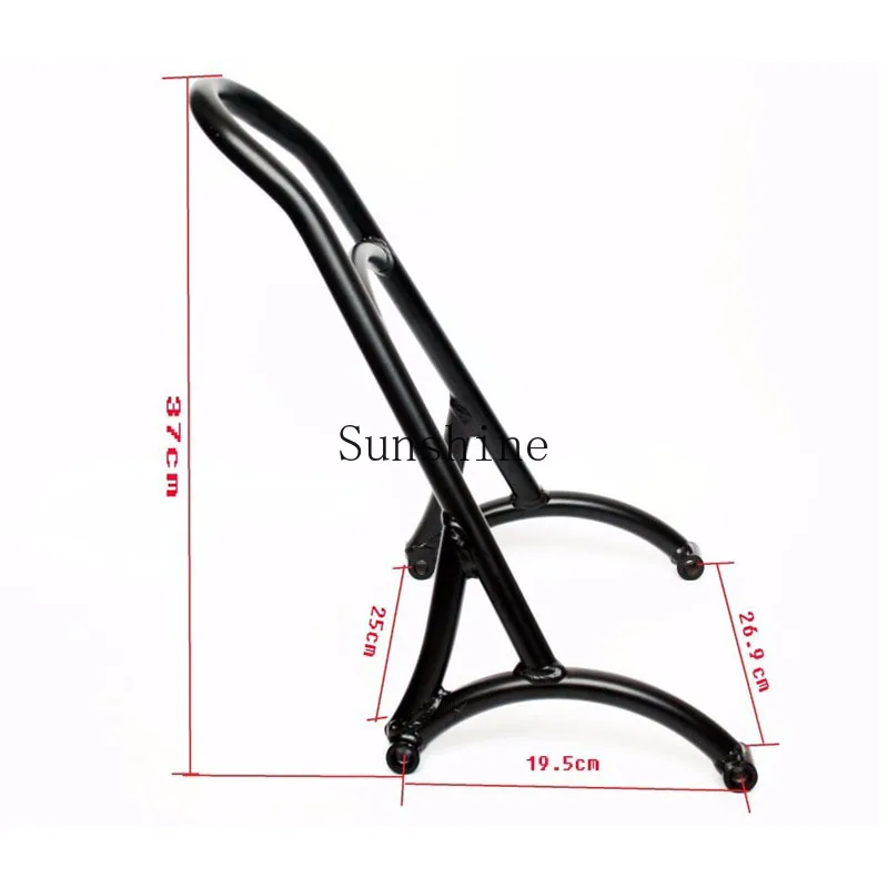 XL883 1200 48 72 Rear Cushion, Pillow Back Bracket Metal Plating