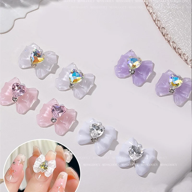 Functional 3d Nail Decoration Fashionable Nail Accessories Charming Demand Ice Transparent Resin Nail Jewelry Versatile Unique