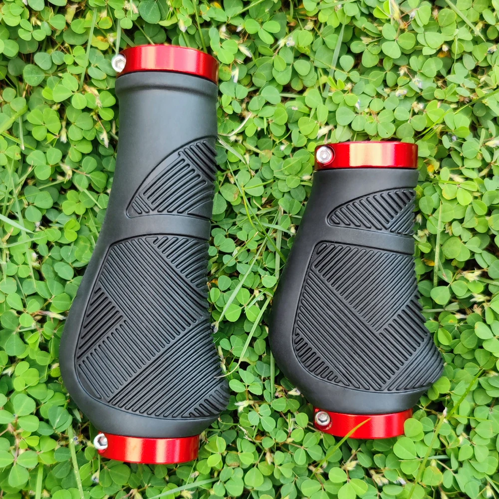 SHIZIWANGRI Fahrradgriffe, Gummi, rutschfest, lang, kurz, Mountainbike, stoßfest, Lenkerabdeckung, Sperre am ergonomischen Fahrradgriff – Detail 13