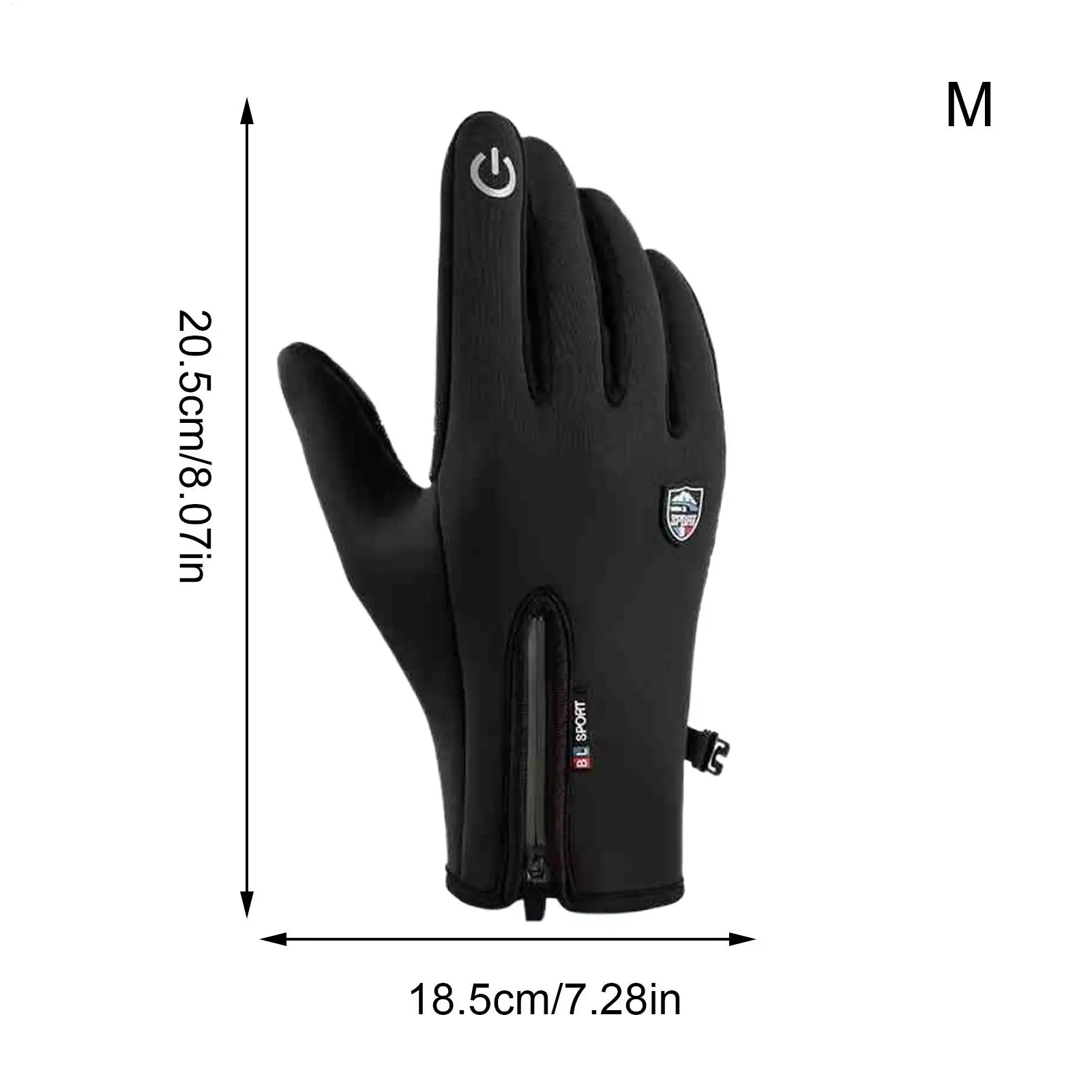 قفازات للطقس البارد مقاومة للرياح قفازات حرارية مقاومة للماء قفازات حرارية لتشغيل الكلاب والمشي لمسافات طويلة وتسلق الجبال