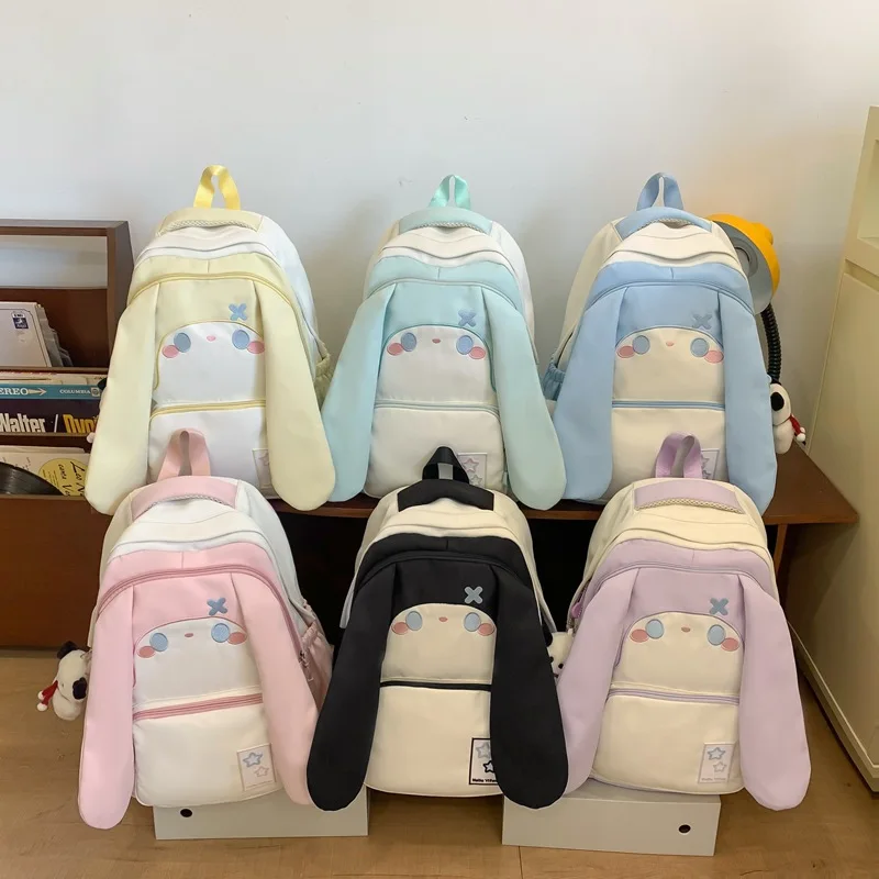 BOMO Kawaii Rugzakken voor Dames Leuke Hoge Capaciteit Mode Koreaanse Stijl Damesrugzak Casual Veelzijdige Zoete Vrouwelijke Tas