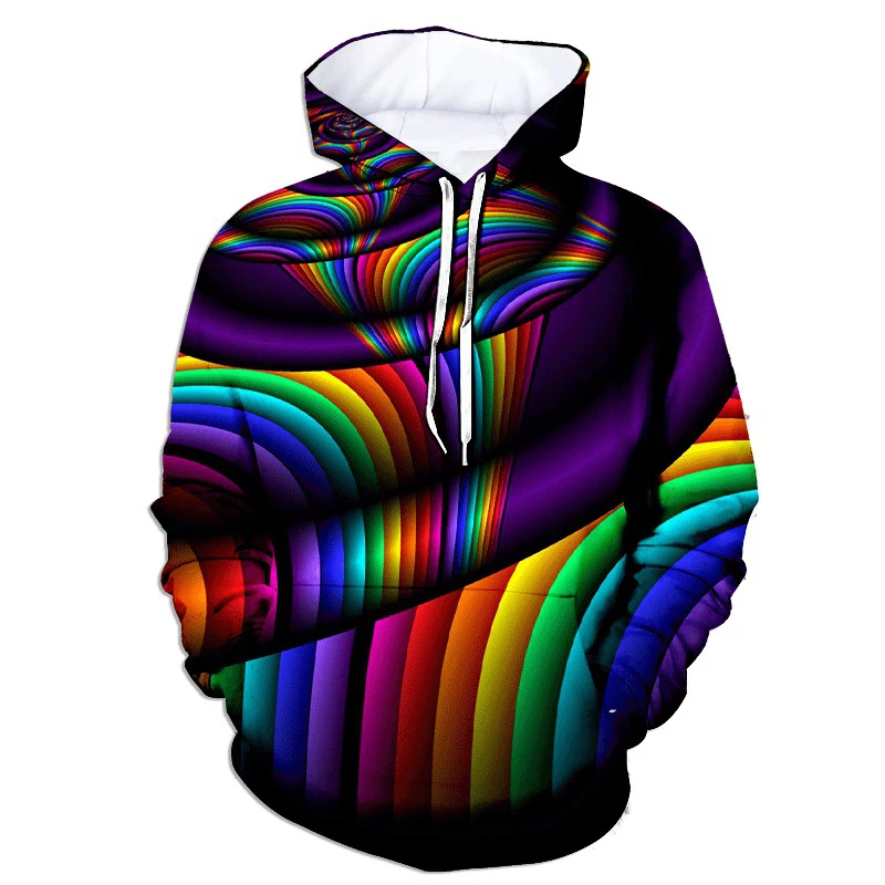 Autumn Abstract Graffiti 3D Print Hoodies Men Women Fashion Casual Sweatshirts Oversized Hoodie Pullovers Tracksuit Clothing