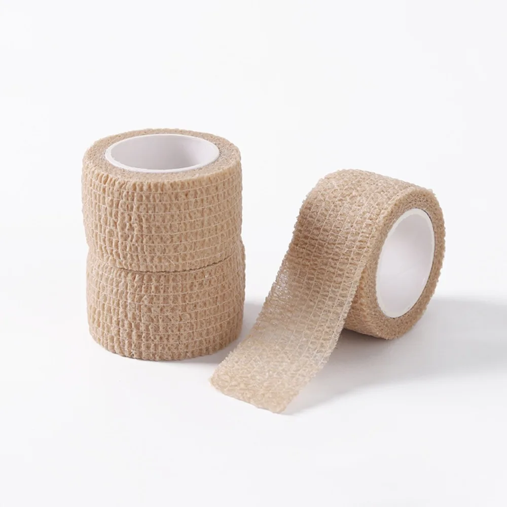 1Roll Elastic Bandage For Joint Knee Finger Protection Bandage Self Adhesive Sport Wrap Tape Breathable Protective Tools