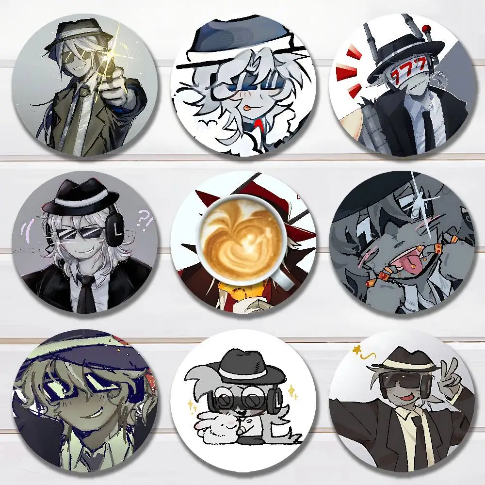 

Killer F-ForsakenS Chance Round Wooden Coasters For Cute Design Suitable for Drinks Tea,Coffee Home Perfect Gift