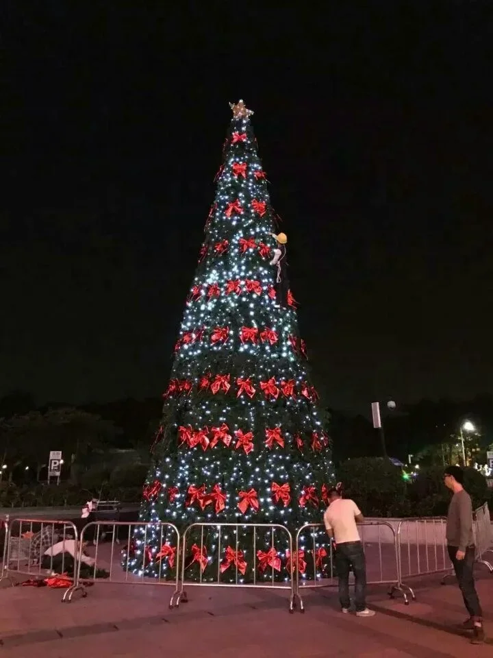 New design 20ft 30ft 40ft 50ft giant outdoor lighting christmas tree