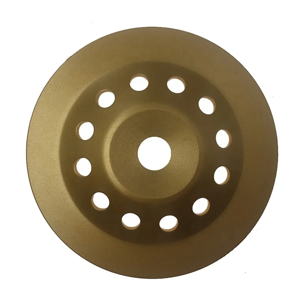 7-Inch Diamond Turbo Grinding Cup Wheel for Concrete with M14 Screw Connection and 22.23 Bare Holes - 9PCS