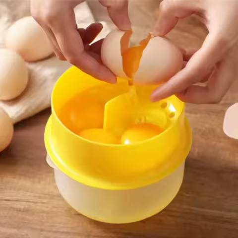 Advanced Plastic Egg White Yolk Separator Essential Kitchen Tool for Baking Cooking and Desserts Durable Easy To Clean Design.