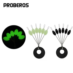 60PCS 10Set S M L Big Float Rubber Stopper Fishing Stopper Silicone Float Bean Fish Line Accessories Carp Fly Fishing Bait Tool
