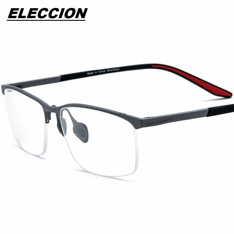 

ELECCION Eyeglass Frames for Men Optical Eyewear Prescription Myopia Glasses Frame Pure Titanium Spectacles Sports Goggles