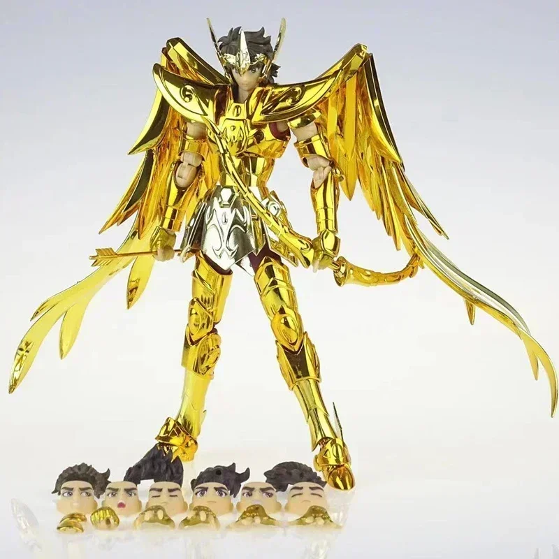 In Stock CS Model Saint Seiya Myth Cloth EX 2.0 Sagittarius Aiolos with Pegasus Head 24K/OCE Gold Knights of The ZodiacToys Gift