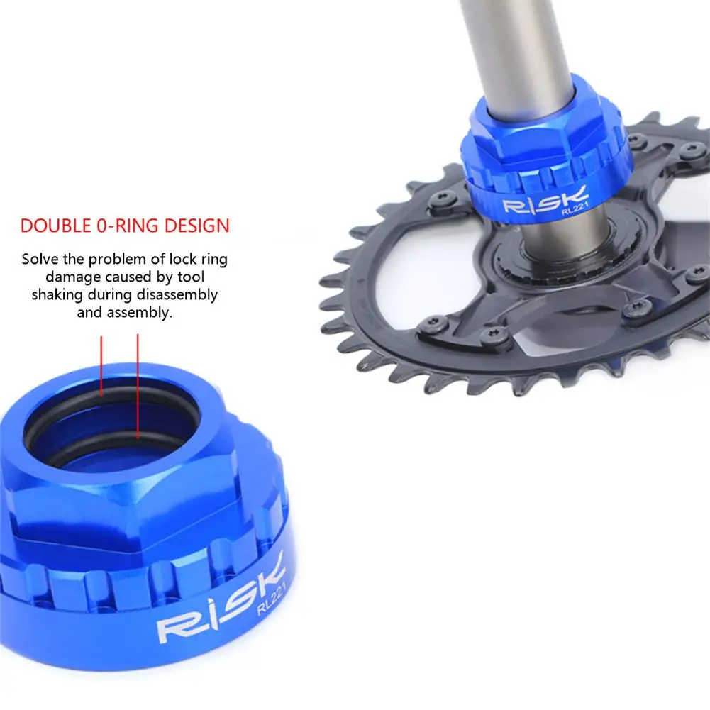 12 Speed Chainrings Tool Aluminum Alloy CNC Direct Mount Repair Tool For Shimano M7100/m8100/m9100 Slx Crankset 46x26mm